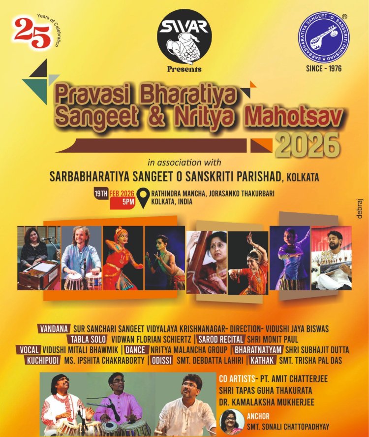 Pravasi Bharatiya Sangeet & Nritya Mahotsav 2026 to Celebrate 25 Years of Cultural Exchange