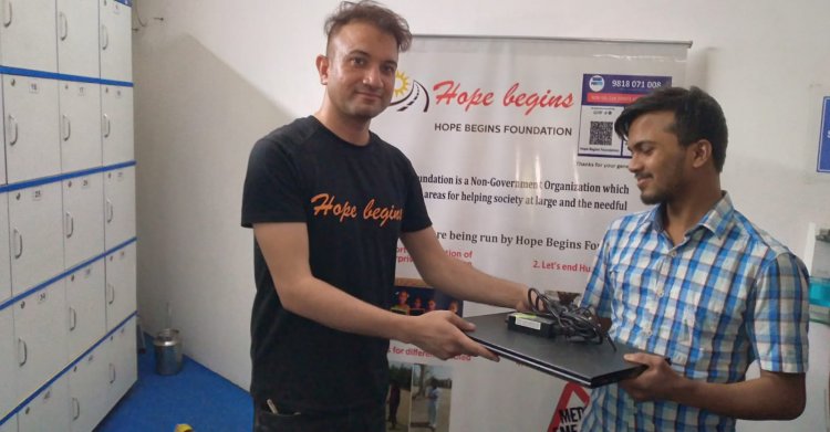 Hope Begins Foundation and ARK Infosolutions :Small things done with great love can bring great change