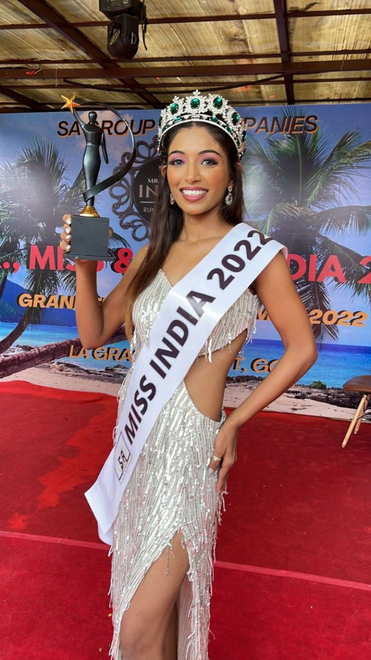 Priyanka Sharma won the title of Miss India 2022