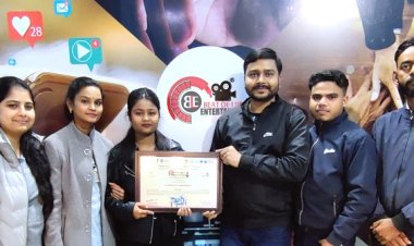 India International Science Festival:- Piyush Sagar of Beat of Life Entertainment awarded 3rd prize in the Video Competition