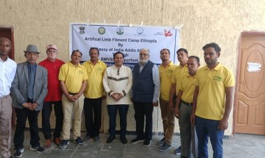 A Government of India sponsored Jaipur Foot Artificial Limb Fitment camp was inaugurated on April 25, 2024 in Semera, Afar Province of Ethiopia