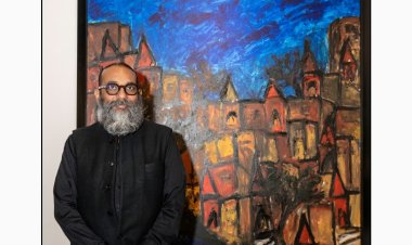 A solo art exhibition of the artist Vikash Kalra at Arpana Fine Arts Gallery Delhi
