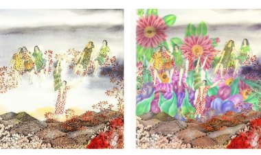 Solo Art Exhibition organised by Maya Burman organised by Nayan Naveli Gallery