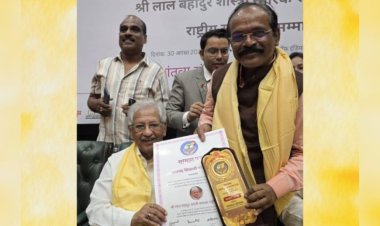 Dr. Bhalchandra Shivji Gaikwad was Honoured with the Lal Bahadur Shastri Award 2025 at the Constitution Club of India, Delhi