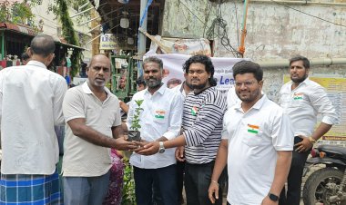We The Leaders Celebrates India's 80th Independence Day with Flag Hoisting and Tree Plantation Drive in North Chennai