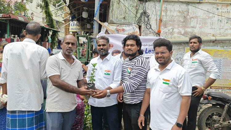 We The Leaders Celebrates India's 80th Independence Day with Flag Hoisting and Tree Plantation Drive in North Chennai